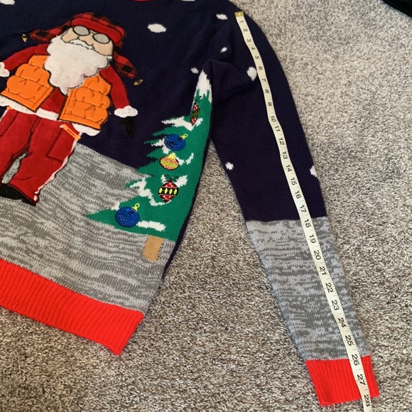 Ugly Christmas Sweater Featuring Santa - Picture 11 of 11